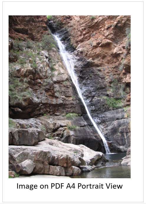 `Waterfall and Rockpool, Meiringspoort` Original Digital Download Stock Photo