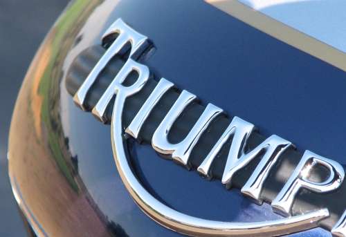 `Triumph Badging On Triumph Rocket Fuel Tank` Original Digital Download Stock Photo