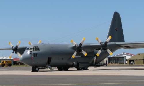 `Lockheed C130 Hercules On the Tarmac` Original Digital Download Stock Photo