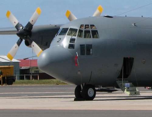 `Lockheed C130 Hercules On the Tarmac` Original Digital Download Stock Photo