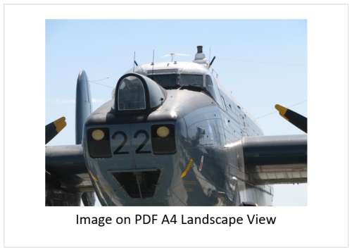 `Avro Shackleton Nose & Cockpit` Original Digital Download Stock Photo