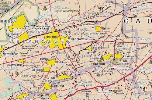 1: 250 000 Topo Cadastral Maps of South Africa Digital Download Transfer