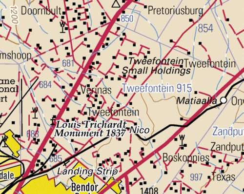 1: 250 000 Topo Cadastral Maps of South Africa Digital Download Transfer