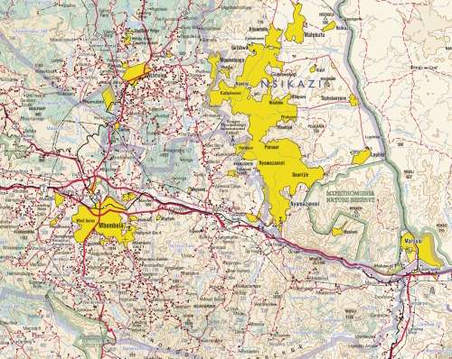 1: 250 000 Topo Cadastral Maps of South Africa Digital Files on 16GB USB