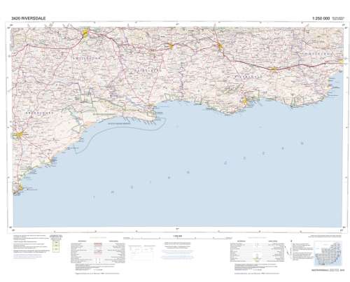 1: 250 000 Topo Cadastral Maps of South Africa Digital Files on 16GB USB