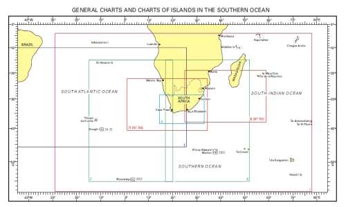 South Africa Nautical Charts Digital Format on 16GB USB Flash Drive