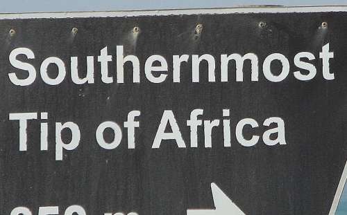 `Cape Agulhas, Southernmost Tip Of Africa Sign` Original Digital Download Stock Photo
