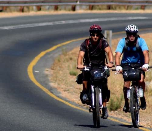 `Endurance: Long Distance Bicycle Trip` Original Digital Download Stock Photo