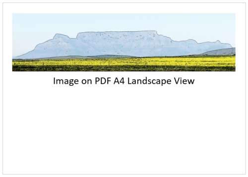 `Table Mountain, Cape Town, Outline Abstract` Original Digital Download Stock Photo