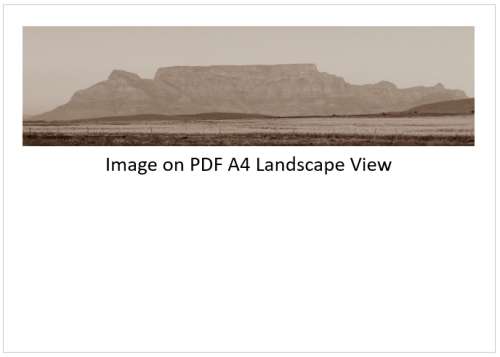 `Table Mountain Sepia Image` Original Digital Download Stock Photo