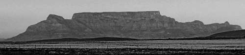 `Table Mountain Mono Old School Image` Original Digital Download Stock Photo