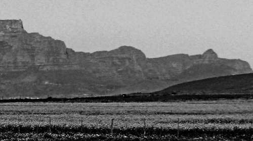 `Table Mountain Mono Old School Image` Original Digital Download Stock Photo