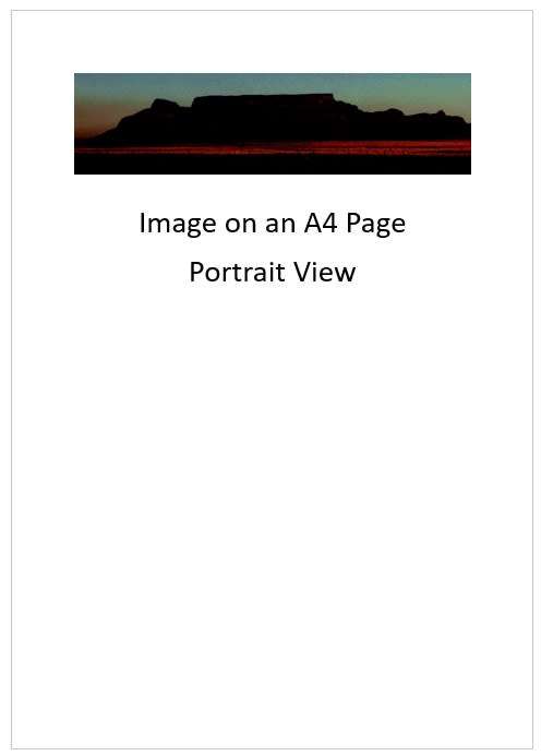 `Table Mountain Dusk Outline` Original Digital Download Stock Photo