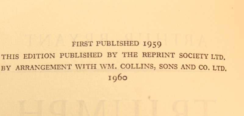 Triumph in The West by Arthur Bryant, Hardcover Book (Diaries of Field Marshal Alanbrooke)