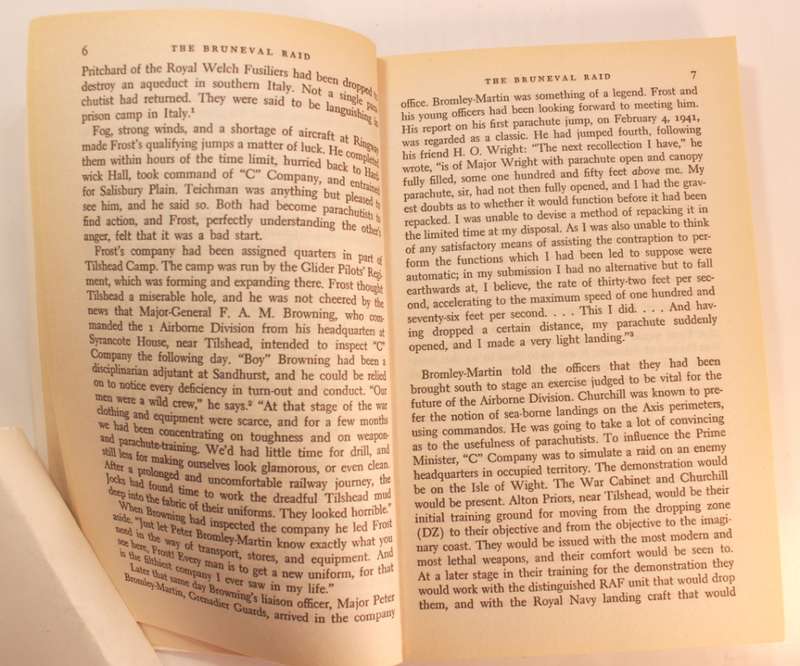 The Bruneval Raid, Stealing Hitler`s Radar by George Millar Softcover Book