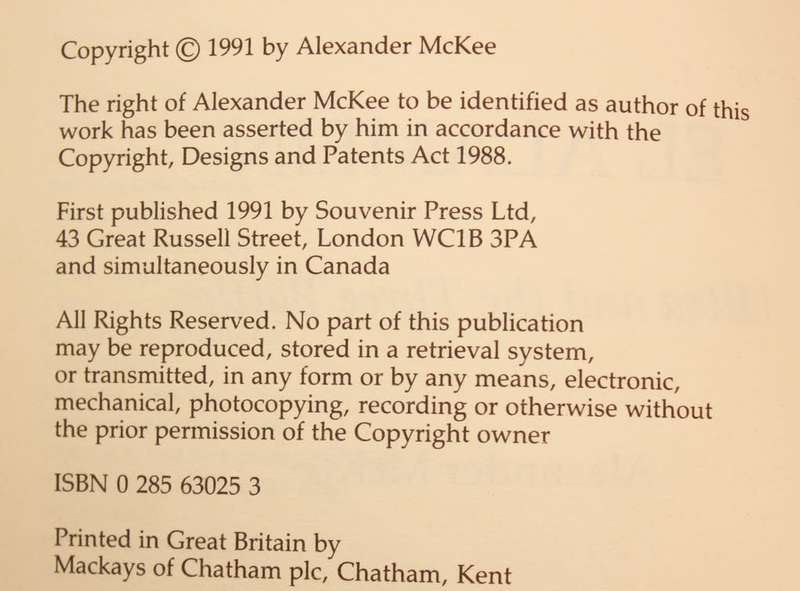 El Alamein by Alexander McKee Softcover Book