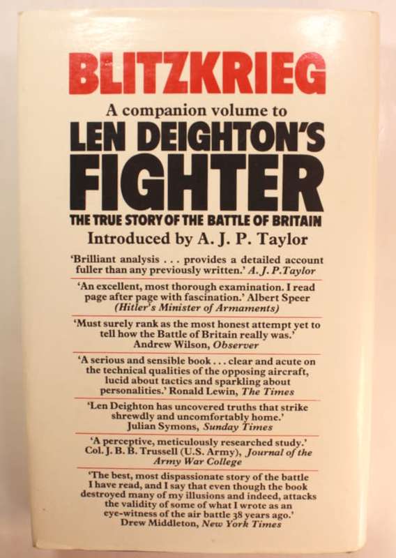 Blitzkrieg by Len Deighton Hardcover Book