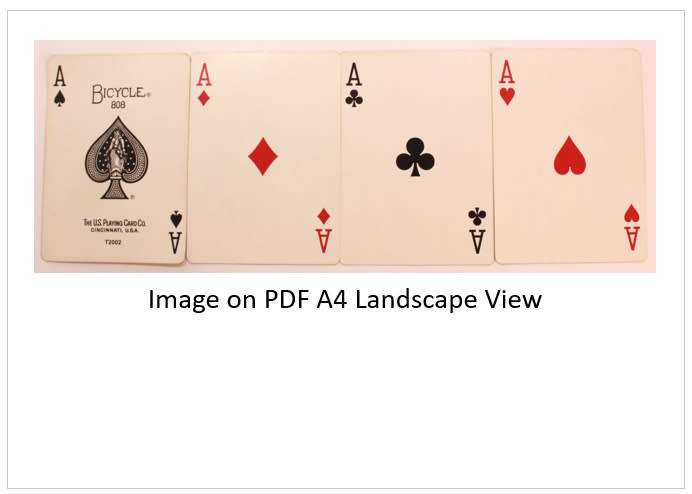 `Playing Cards: Bicycle 808, US Playing Card Co, Four Aces` Original Digital Download Stock Photo