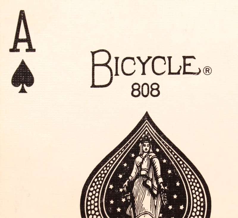 `Playing Cards: Ace Of Spades by Bicycle 808` Original Digital Download Stock Photo
