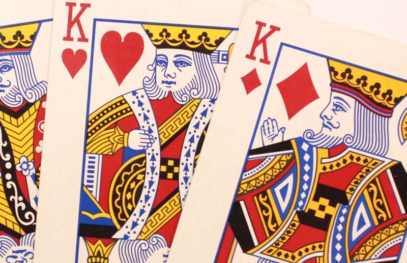 `Playing Cards: Four Of a Kind, 4 Kings` Original Digital Download Stock Photo