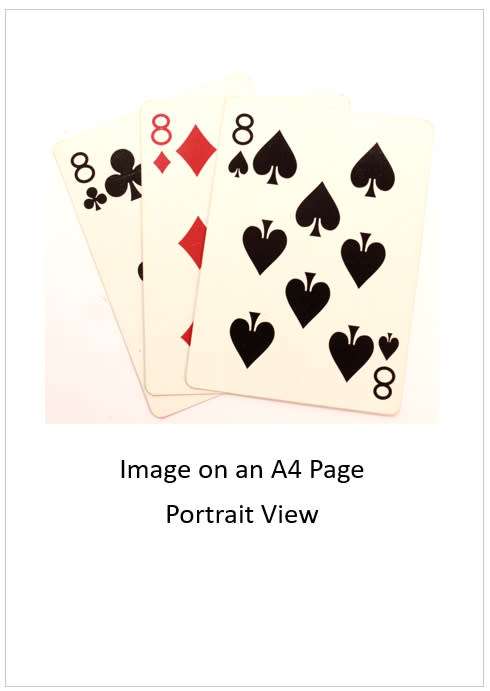 `Playing Cards: Trips, Three Of a Kind, Three Eights` Original Digital Download Stock Photo