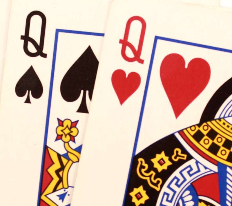 `Playing Cards: Full House 3 Aces and 2 Queens` Original Digital Download Stock Photo