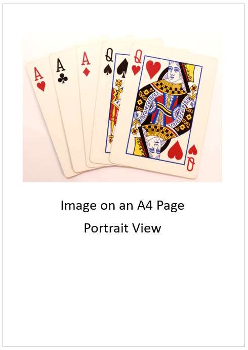 `Playing Cards: Full House 3 Aces and 2 Queens` Original Digital Download Stock Photo