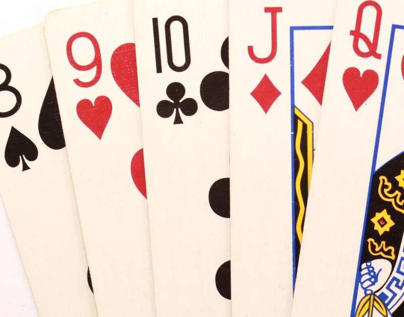 `Playing Cards: Straight or Run` Original Digital Download Stock Photo