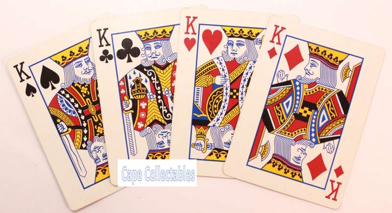 `Playing Cards: Four Of a Kind, 4 Kings` Original Digital Download Stock Photo