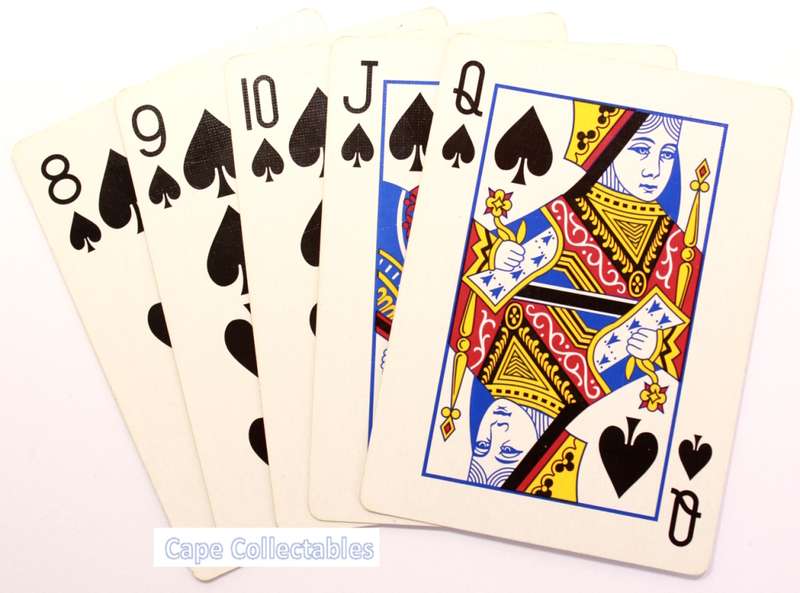 `Playing Cards: Straight Flush` Original Digital Download Stock Photo