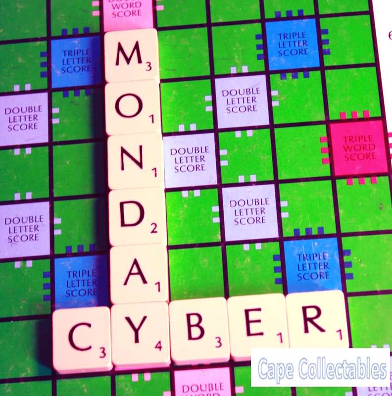 `Scrabble Board Words: Cyber Monday` Original Digital Download Stock Photo