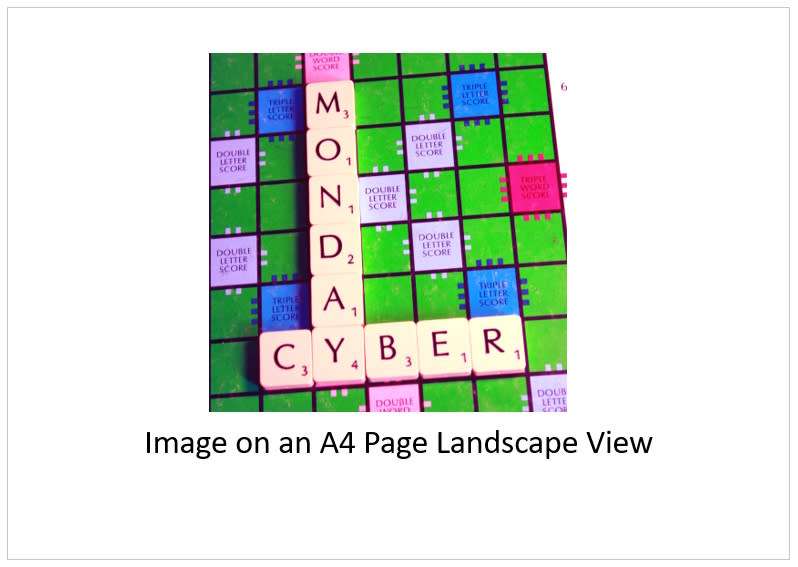 `Scrabble Board Words: Cyber Monday` Original Digital Download Stock Photo