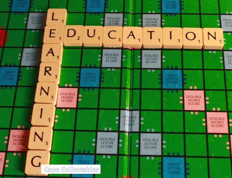 `Scrabble Board Words: Education Learning` Original Digital Download Stock Photo