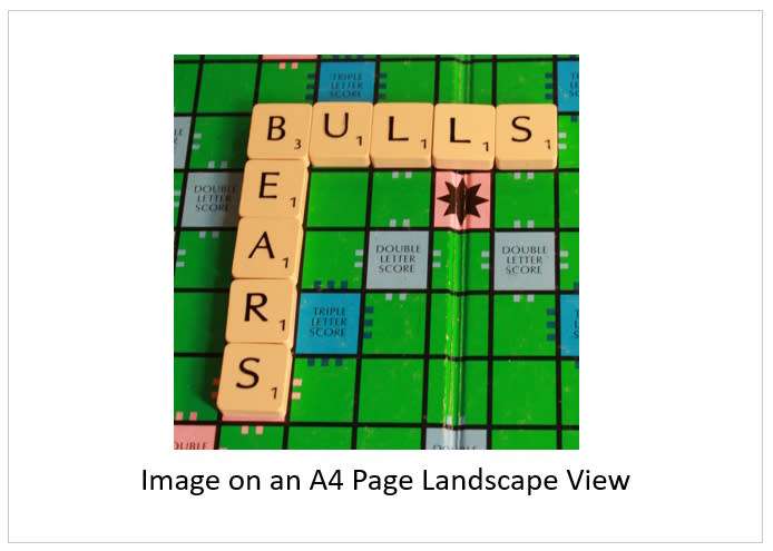 `Scrabble Board Words: Bulls and Bears` Original Digital Download Stock Photo