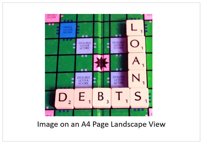 `Scrabble Board Words: Loans, Debts` Original Digital Download Stock Photo