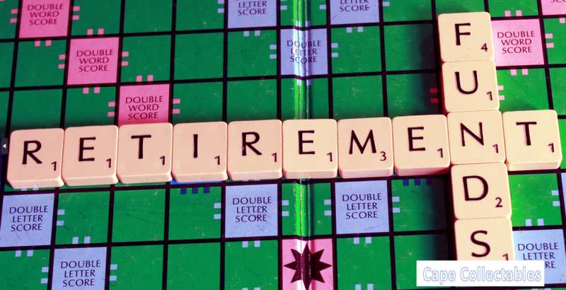 `Scrabble Board Words: Retirement Funds` Original Digital Download Stock Photo