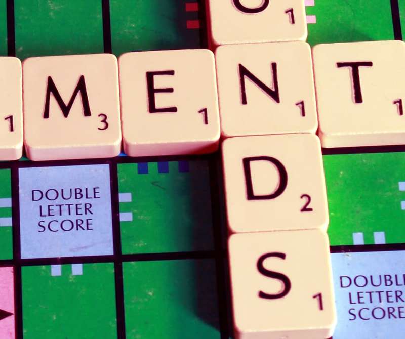 `Scrabble Board Words: Retirement Funds` Original Digital Download Stock Photo