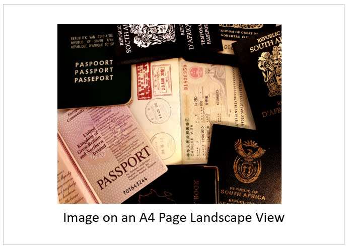 `International Travel: Passports and Visas` Original Digital Download Stock Photo