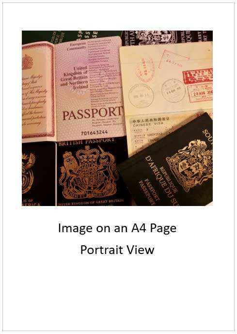 `International Travel: Passports and Visas` Original Digital Download Stock Photo