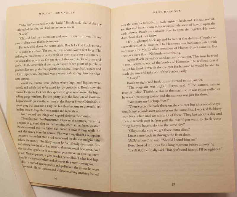 Nine Dragons by Michael Connelly Softcover Book