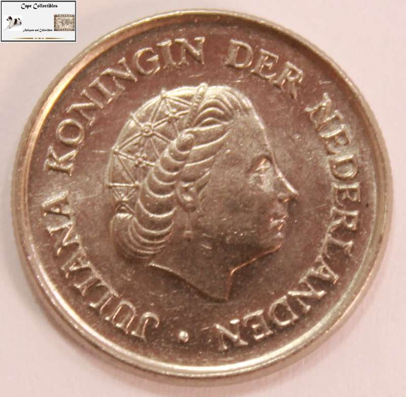 Netherlands 25 Cent Coin 1978 `Juliana` Circulated