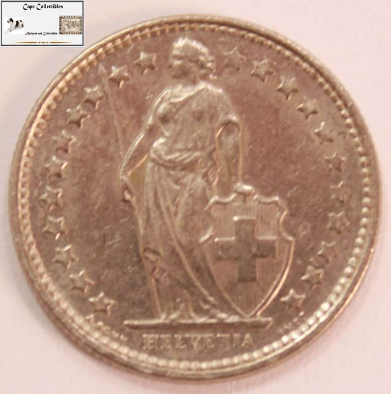 Switzerland 1/2 Franc 1975 Coin Circulated