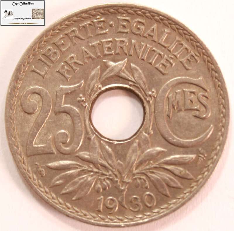 France 25 Centimes 1930 Coin Circulated