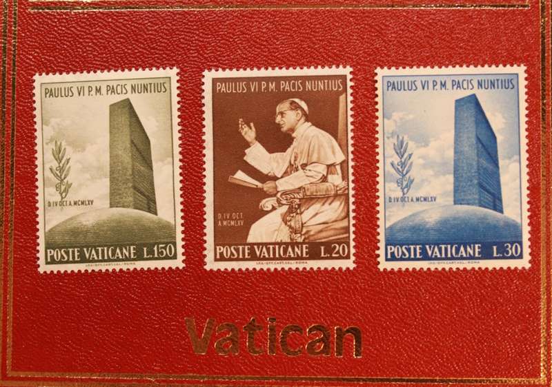 Vatican Souvenir Collection 1980, Paulus VI & Pope Ioannes Paulus II, Coins and Stamps Uncirculated