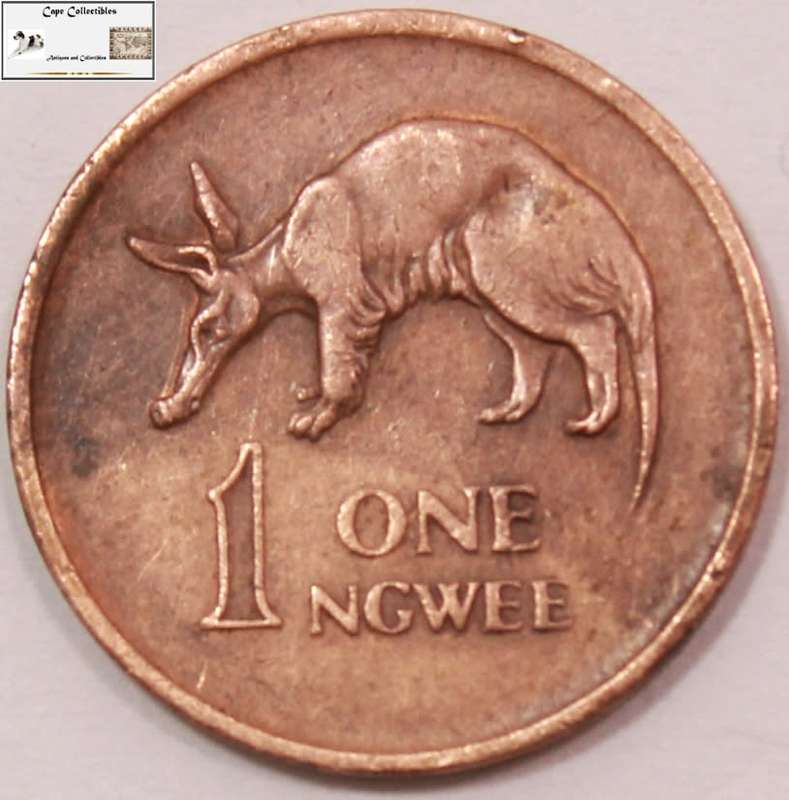 Zambia 1 Ngwee Coin 1968 Coin VF20 Circulated