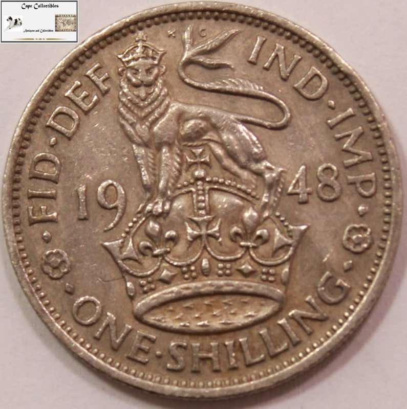 United Kingdom 1 Shilling 1948 Coin Circulated