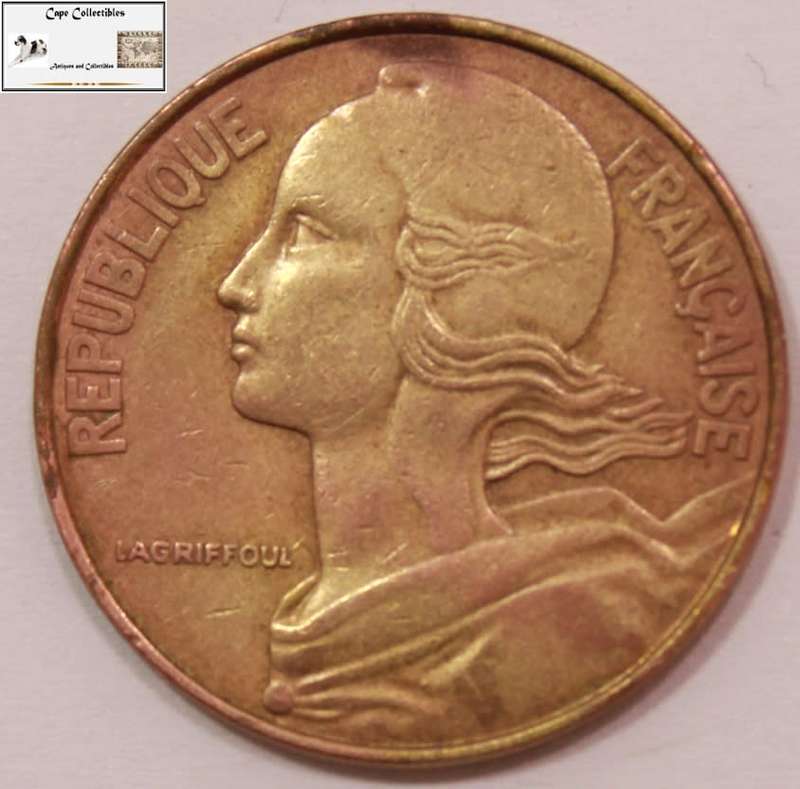 France 20 Centimes 1976 Coin Circulated