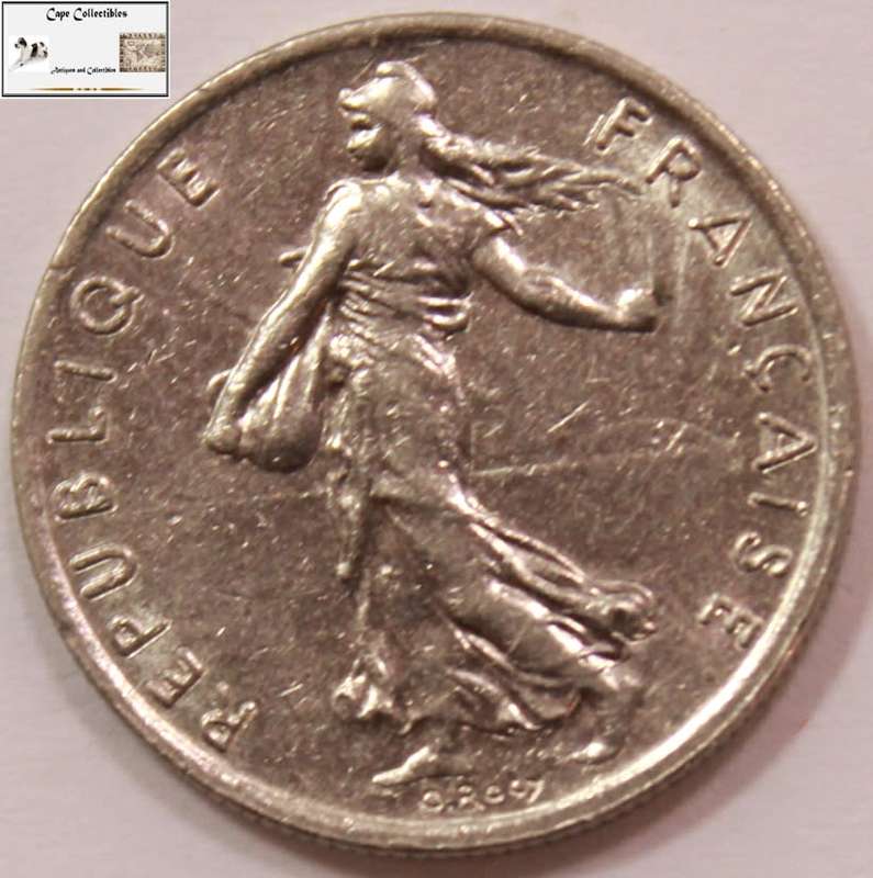 France 1/2 Franc 1977 Coins Circulated