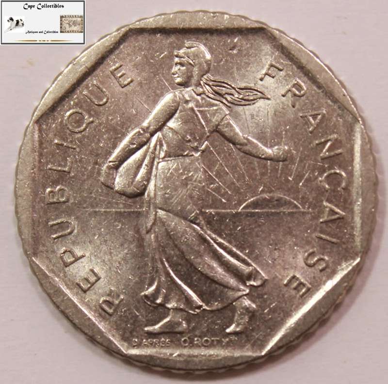 France 2 Francs 1980 Coin Circulated