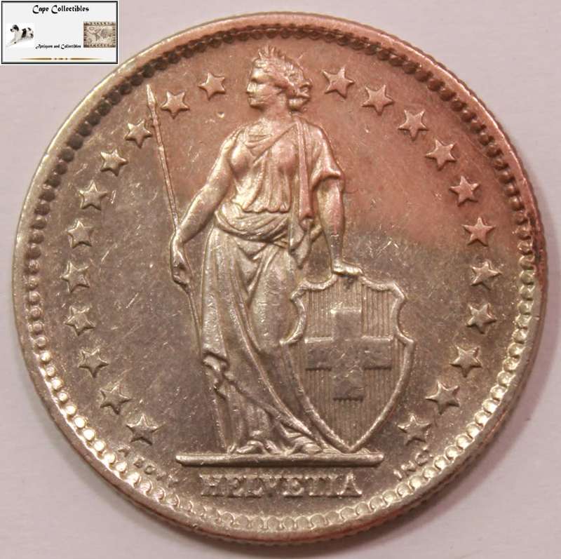 Switzerland 2 Franc 1974 Coin Circulated